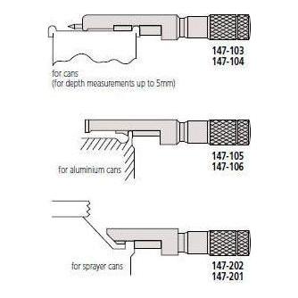 Mitutoyo Can Seam Micrometers, Series 147 | Mitutoyo by KHM Megatools Corp.
