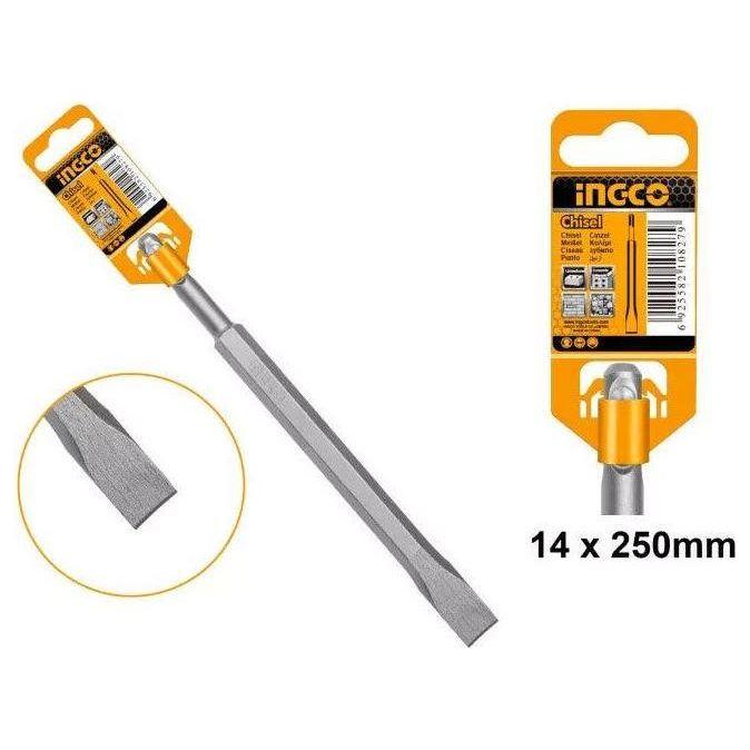 Ingco DBC0122501 SDS PLUS Flat Chisel 14X250mm - KHM Megatools Corp.