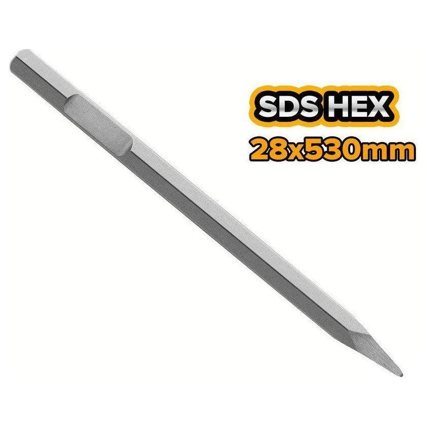 Ingco DBC0415301 Hex Pointed Chisel 28X530mm - KHM Megatools Corp.