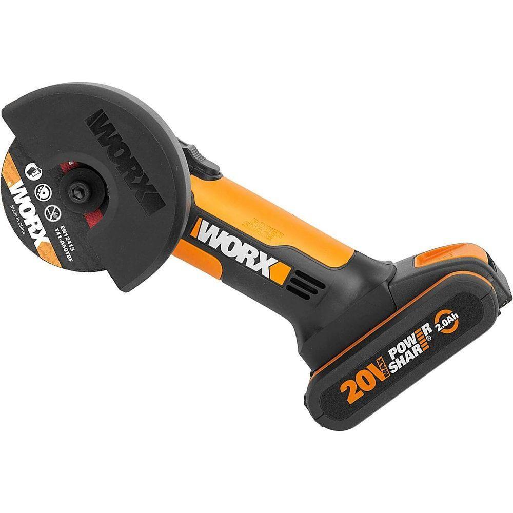 Worx WX801 20V Cordless Mini Angle Grinder 3