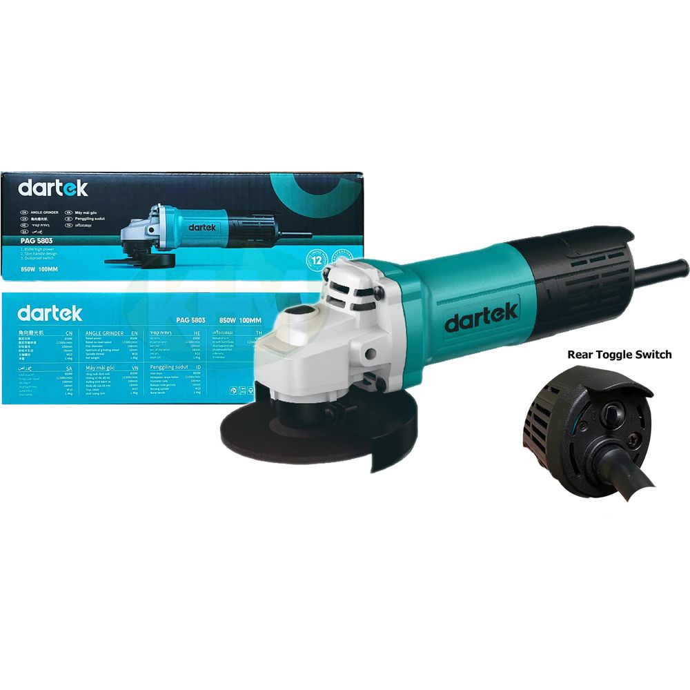 Dartek PAG 5803 (05-100) Angle Grinder 4