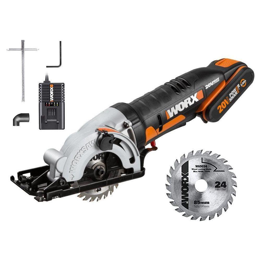 Worx WX527 20V Cordless Circular Saw 85mm | Worx by KHM Megatools Corp.