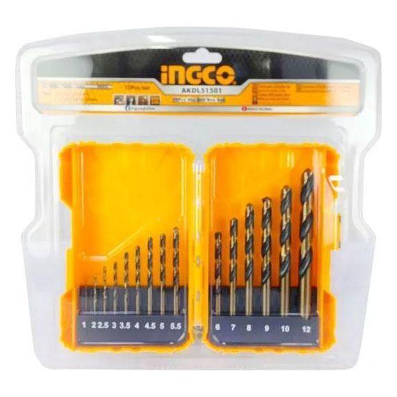 Ingco AKDL51501 15pcs HSS Drill Bit Set 1MM - 10MM - KHM Megatools Corp.