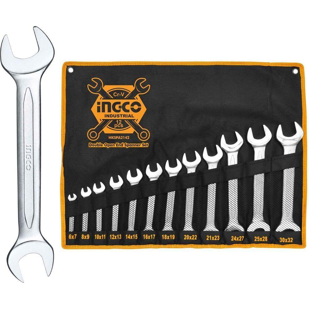 Ingco Double Open End Spanner / Open Wrench Set - KHM Megatools Corp.