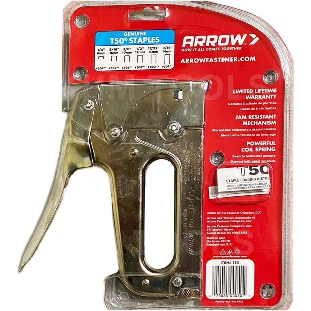 Arrow T50 Heavy Duty Staple Gun / Gun Tacker - KHM Megatools Corp.