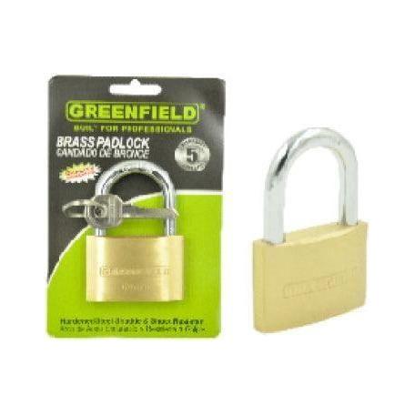 Greenfield Brass Padlock Short Shackle - KHM Megatools Corp.