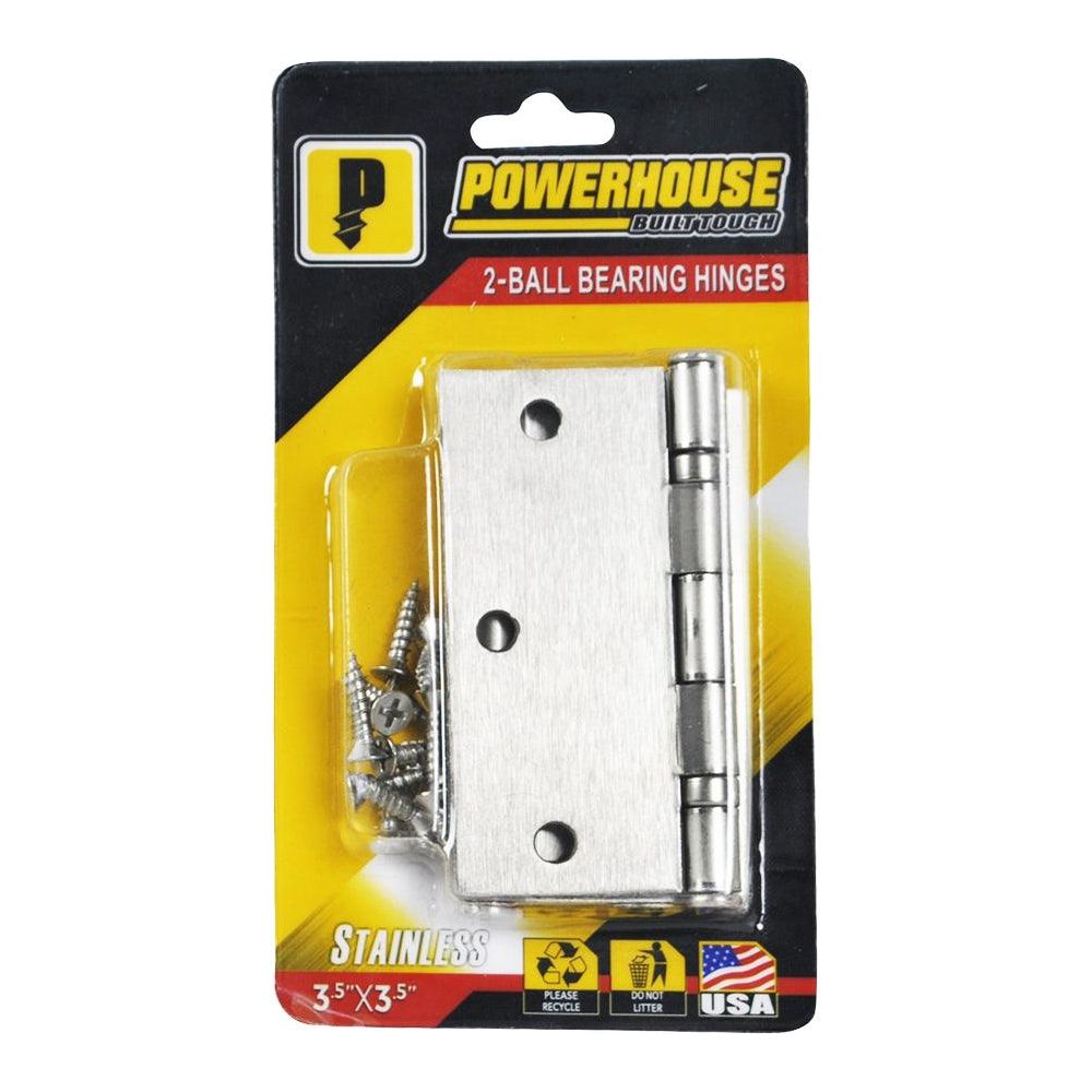 Powerhouse US32D 2-Ball Bearing Hinges (Stainless) | Powerhouse by KHM Megatools Corp.