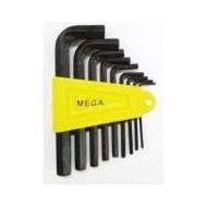 Megatools MHK09CRV 9pcs Hex Key Wrench Set - KHM Megatools Corp.