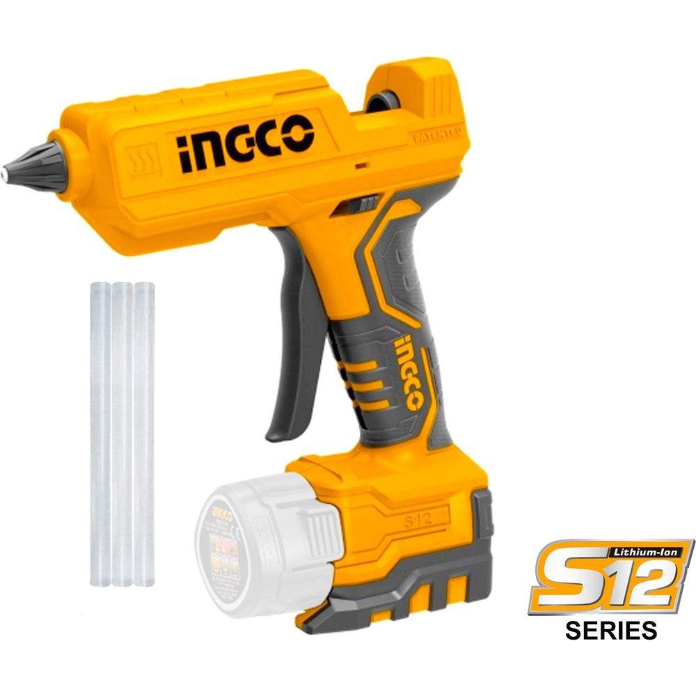 Ingco CGGLI1201 12V Cordless Li-Ion Glue Gun - KHM Megatools Corp.