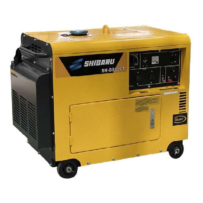 Shibaru SH-D8600T Diesel Silent Type Generator - KHM Megatools Corp.