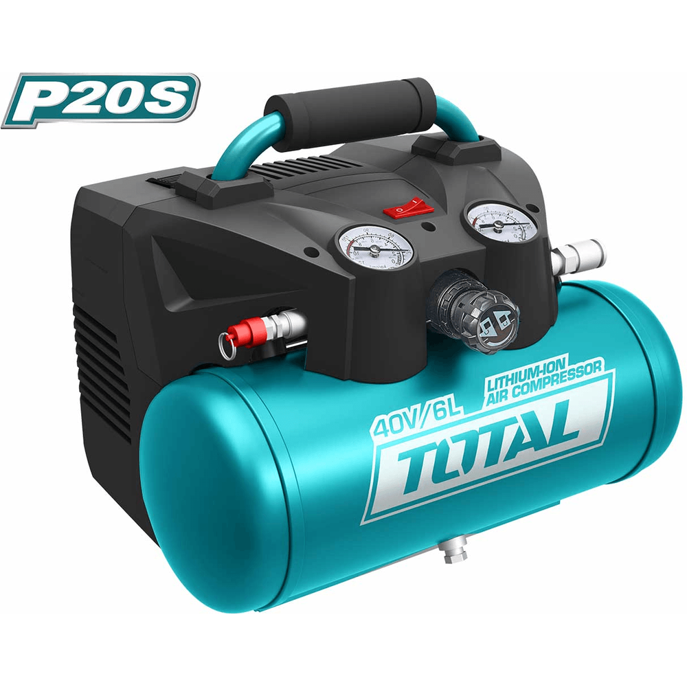 Total TACLI2003 40V (20x2) Cordless Air Compressor 135 psi (Bare) - KHM Megatools Corp.