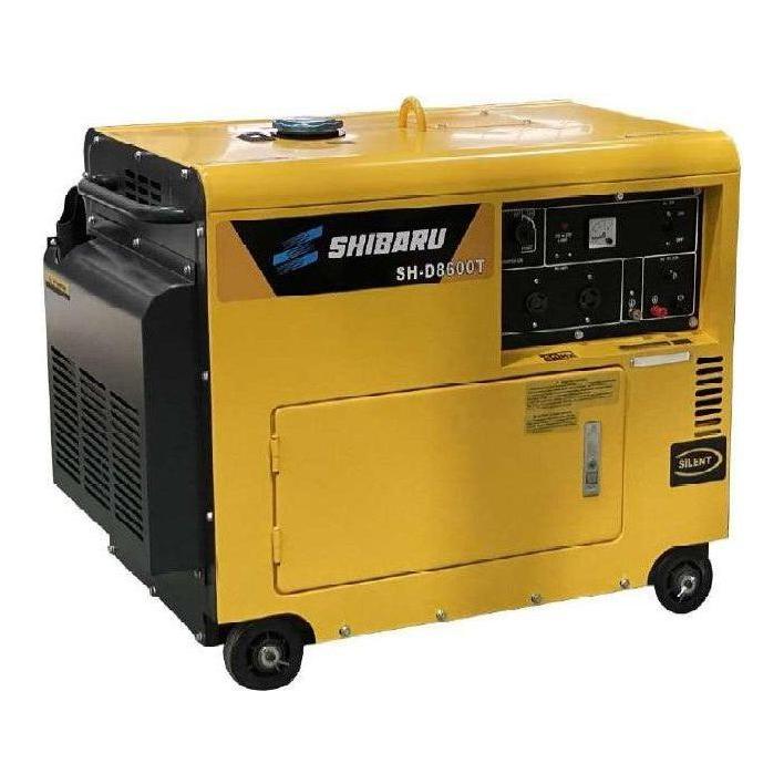 Shibaru SH-D8600T Diesel Silent Type Generator - KHM Megatools Corp.