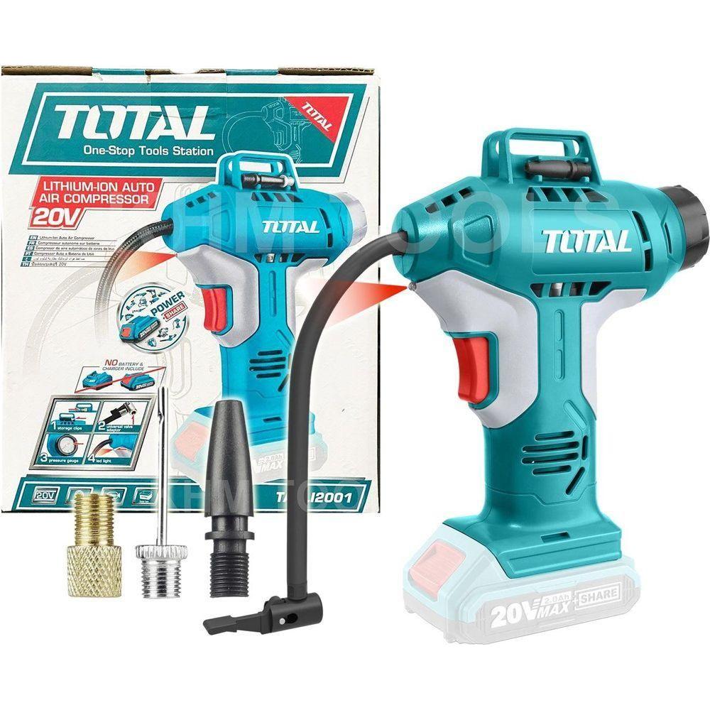 Total TACLI2001 20V Cordless Auto Air Compressor (150 psi) [Bare] | Total by KHM Megatools Corp.