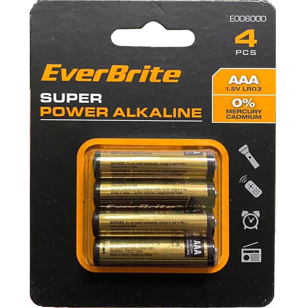 Everbrite Super Power Alkaline Batteries - KHM Megatools Corp.