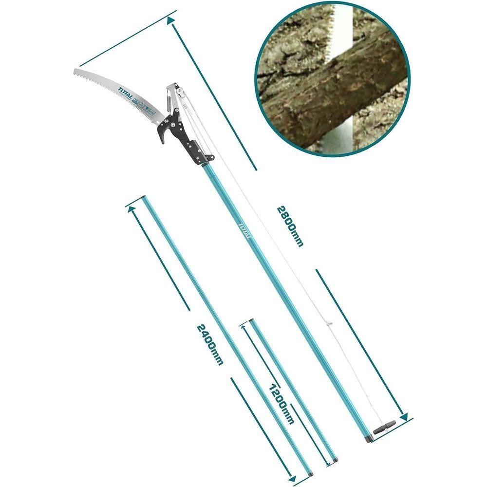 Total THEPS25281 Tree Pruner / Extendable Pole Saw | Total by KHM Megatools Corp.