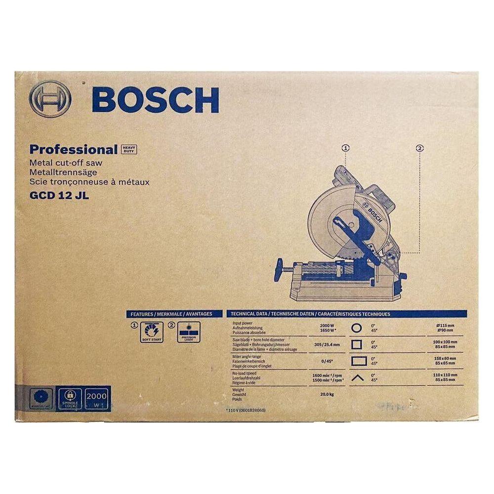 Bosch GCD 12 JL TCT Dry Cut off Saw / Machine 12