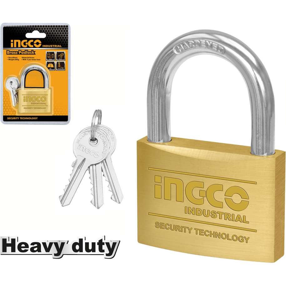 Ingco Brass Padlock - KHM Megatools Corp.