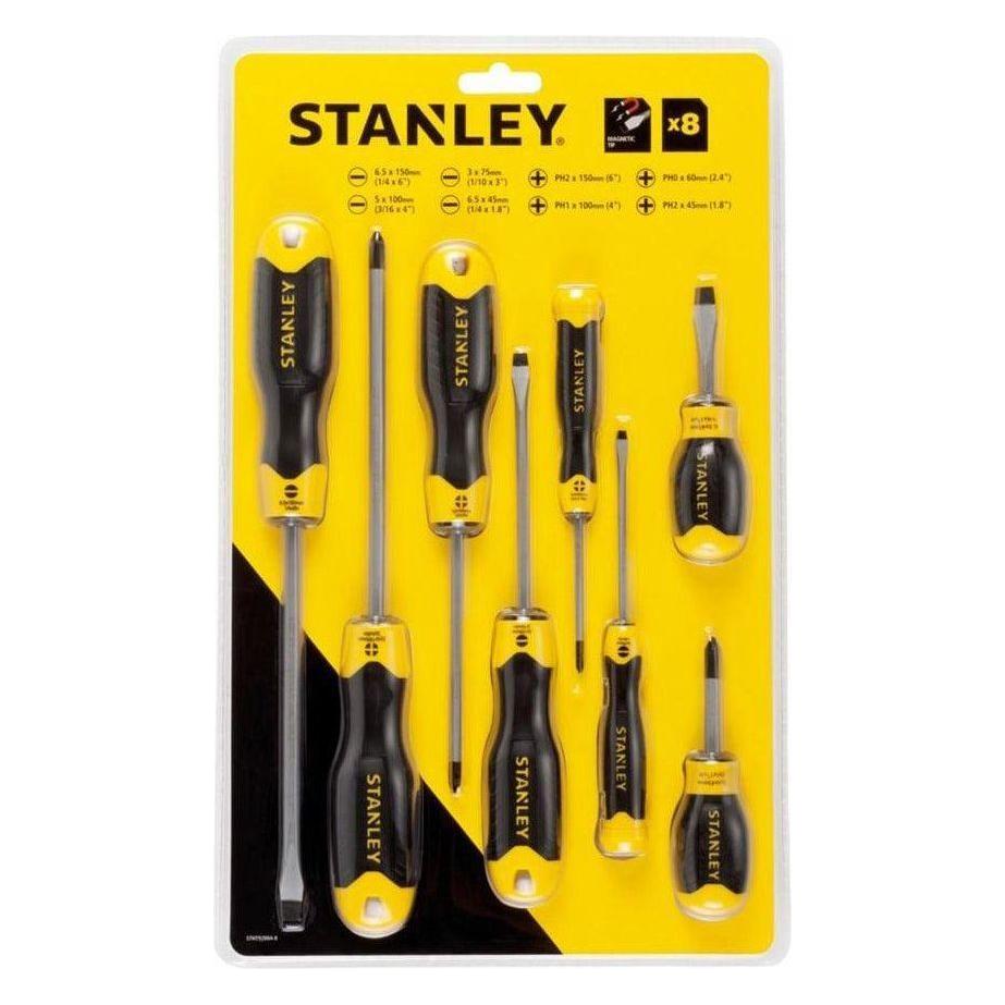 Stanley 92-004 (66-673) Cushion Grip Screwdriver Set 8pcs - KHM Megatools Corp.