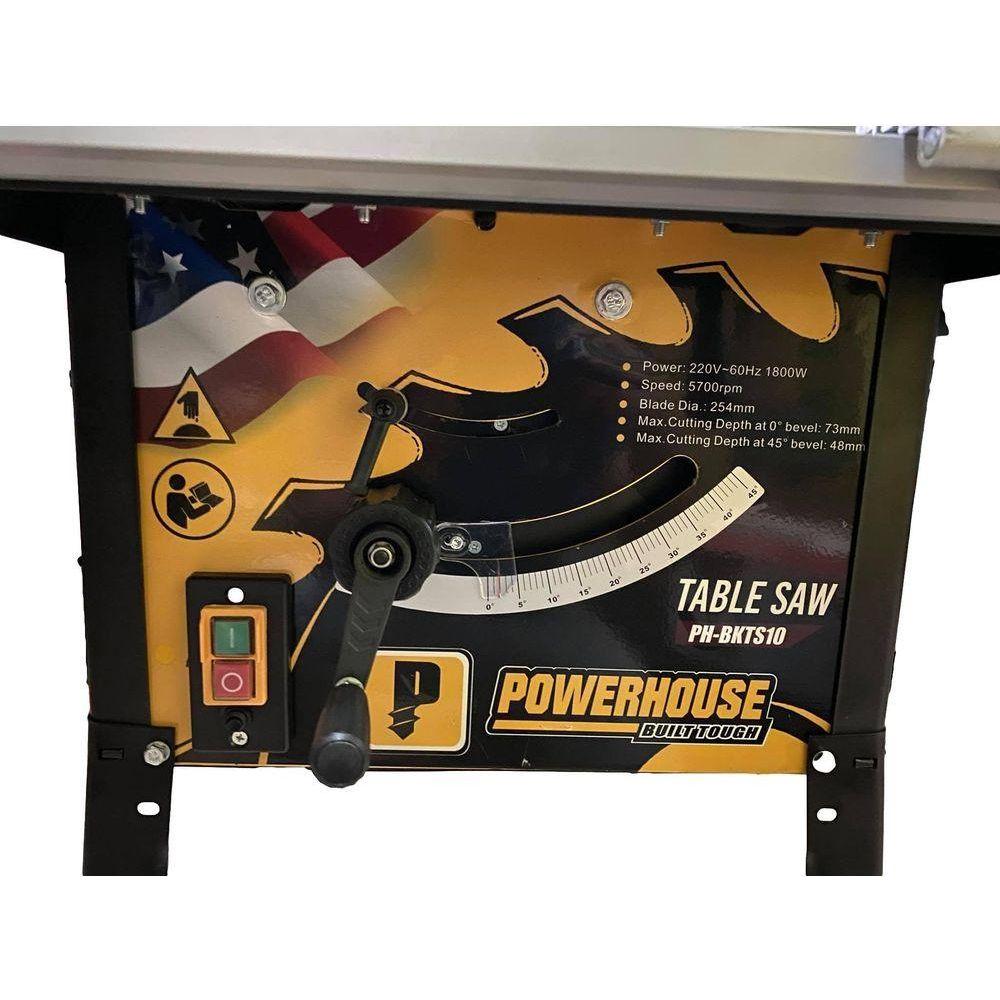 Powerrhouse PH-BKTS10 Table Saw 1800W | Powerhouse by KHM Megatools Corp.