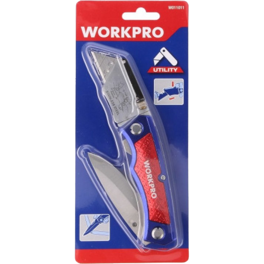 Workpro W011009WE Folding Utility Knife