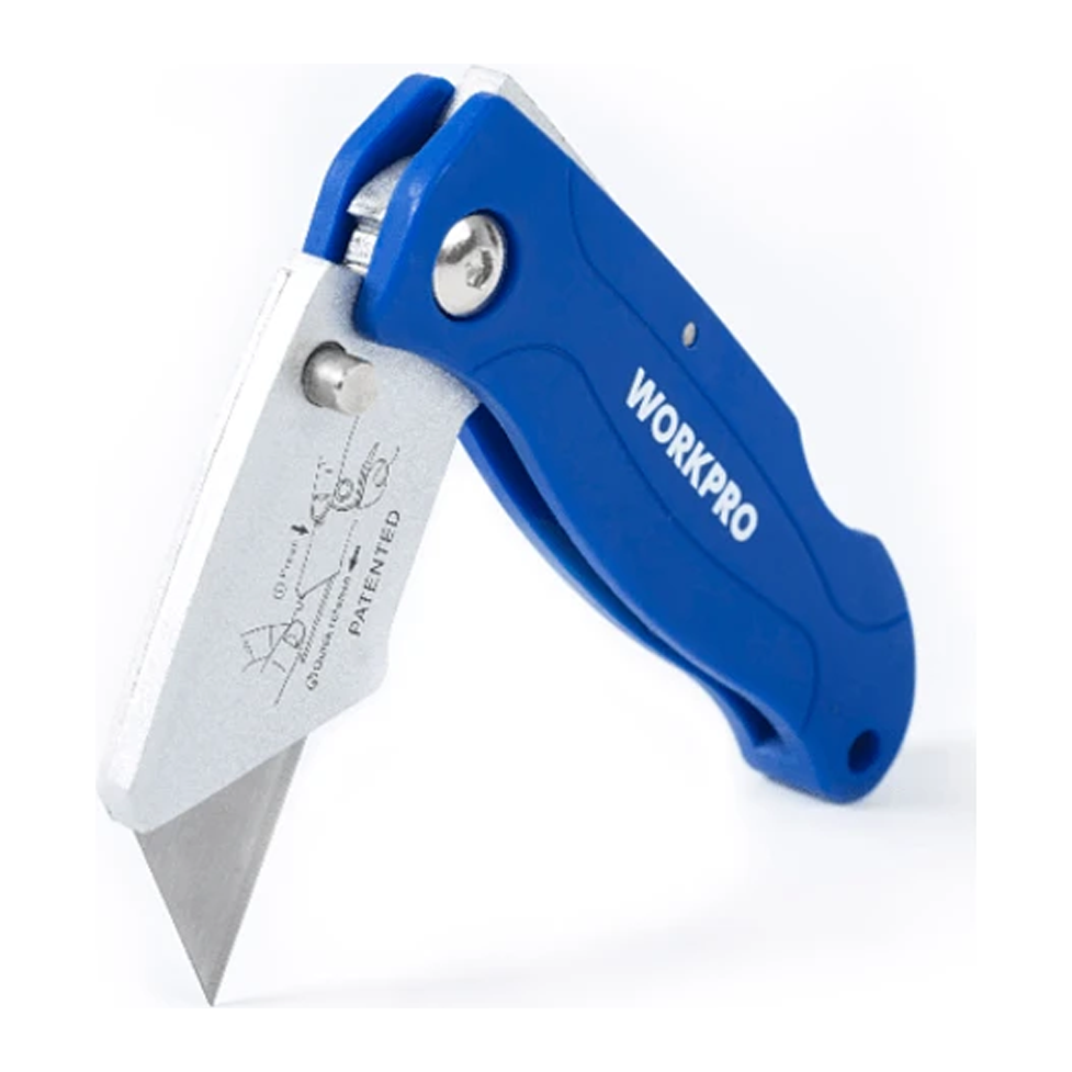 Workpro W011001WE Folding Utility Knife