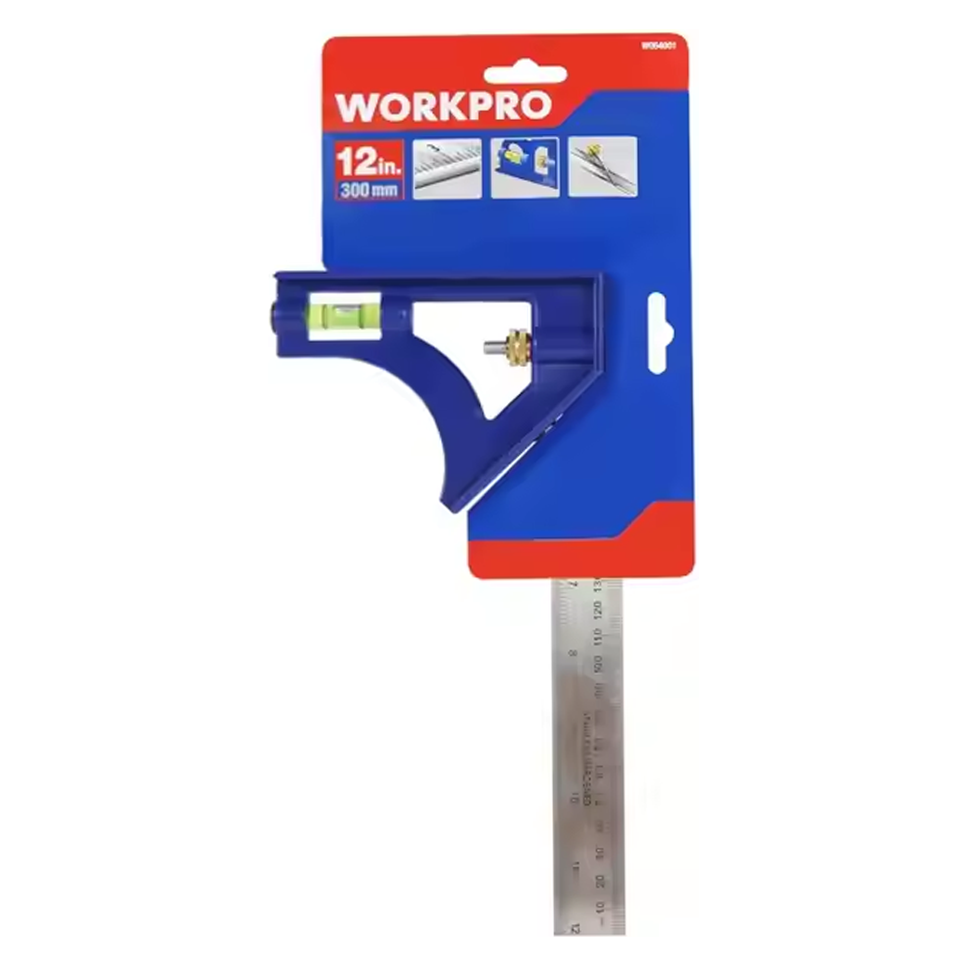 Workpro WP264001 Plastic Combination Square 12