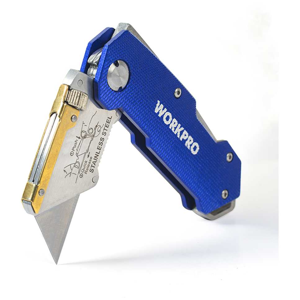 Workpro W011005WE Folding Utility Knife Quick-Change