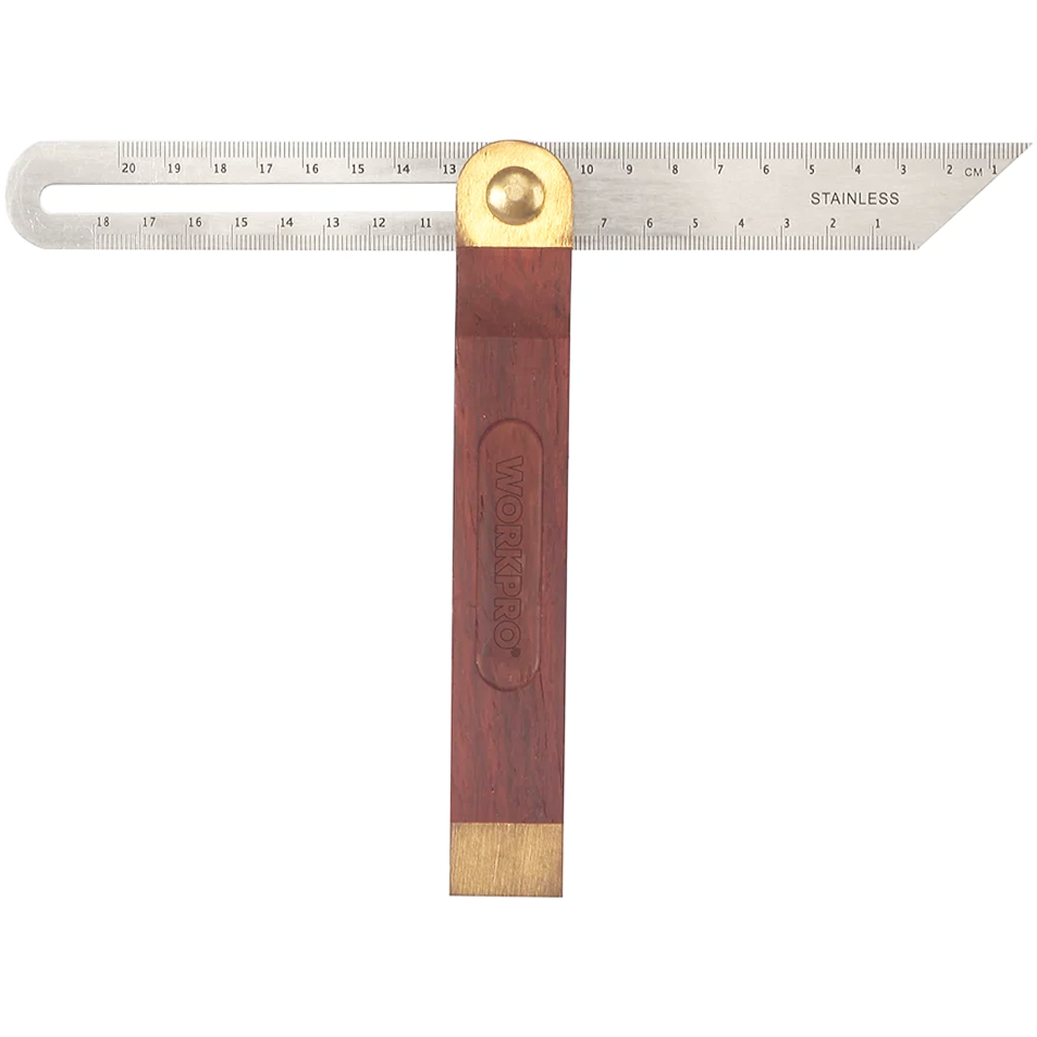 Workpro WP264006 Sliding T-Bevel / Angle Finder Wooden Handle 9