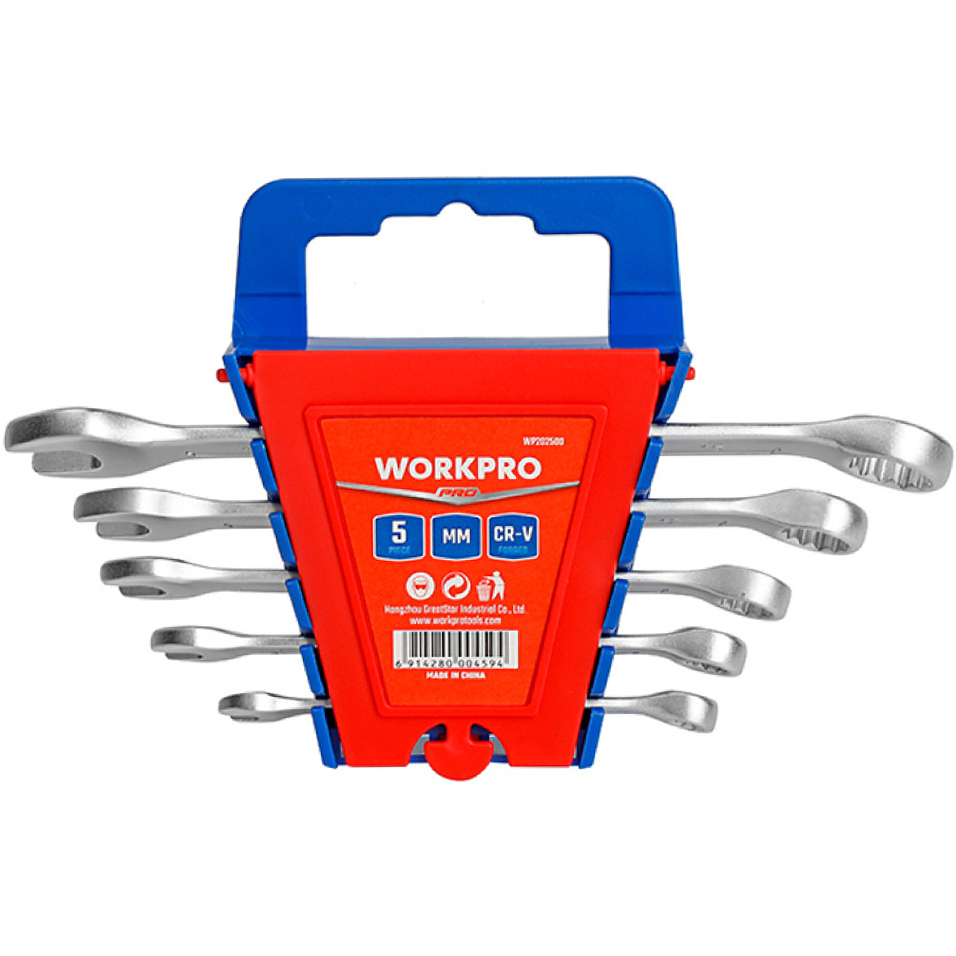 Workpro WP202500 Combination Wrench Set 5pc