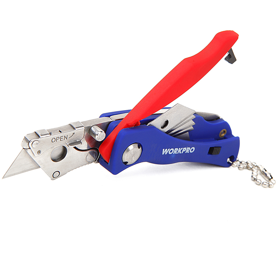 Workpro W011008WE Mini Folding Utility Knife