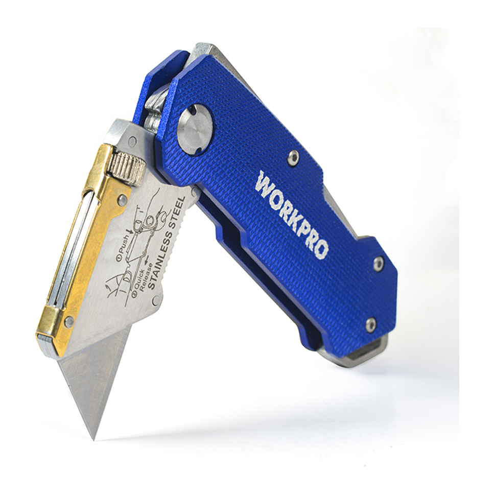 Workpro W011005WE Folding Utility Knife Quick-Change