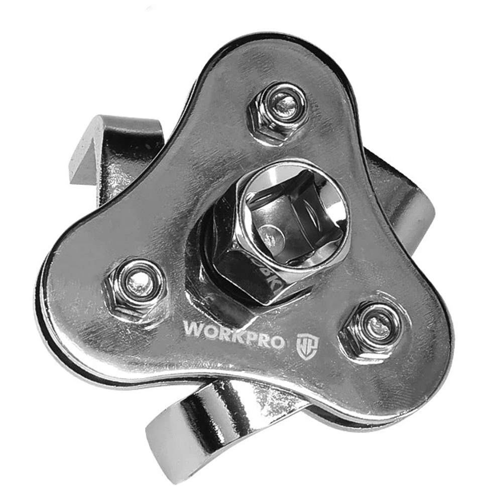 Workpro WP319011WE 3-Jaw Self Adjusting Oil Filter Wrench 1/2