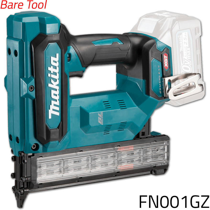 Makita FN001GZ 40V Cordless Brad Nailer (XGT-series) [Bare] | Makita by KHM Megatools Corp.