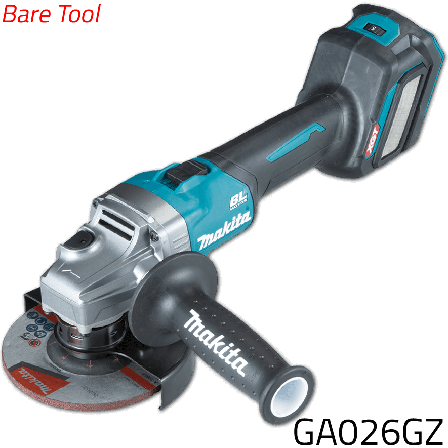 Makita GA026GZ 40V Cordless Angle Grinder (Slide Switch) XGT [Bare Tool] | Makita by KHM Megatools Corp.