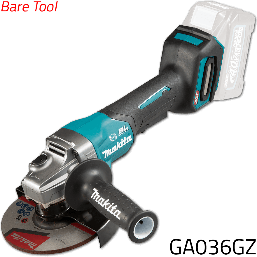 Makita GA036GZ 40V Cordless Angle Grinder (Paddle Switch) XGT [Bare Tool] | Makita by KHM Megatools Corp.