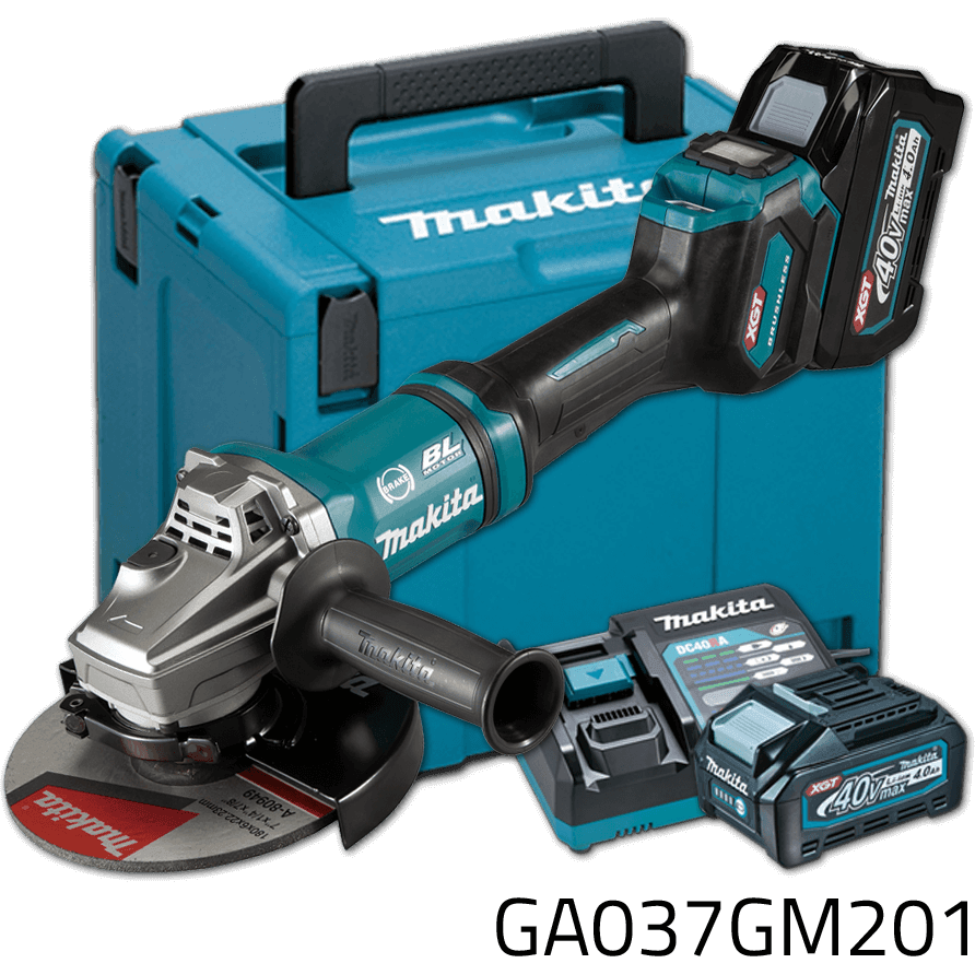 Makita GA037GM201 40V Cordless Angle Grinder XGT | Makita by KHM Megatools Corp.