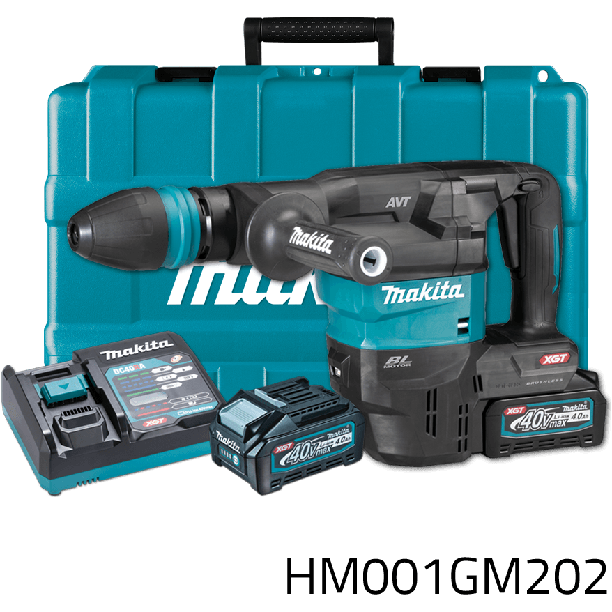 Makita HM001GM202 40V Cordless Demolition Hammer SDS-Max (XGT-Series) | Makita by KHM Megatools Corp.