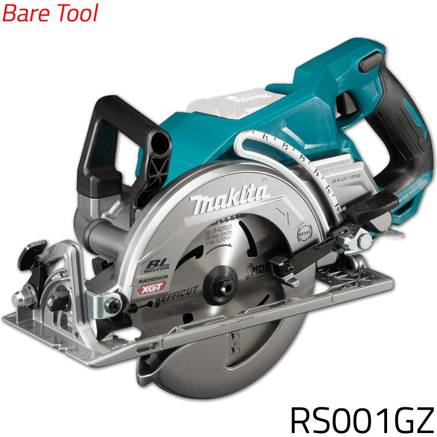 Makita RS001GZ 40V Cordless Circular Saw (Rear Handle) XGT [Bare] | Makita by KHM Megatools Corp.