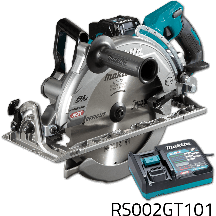 Makita RS002GT101 40V Cordless Circular Saw (Rear Handle) XGT | Makita by KHM Megatools Corp.