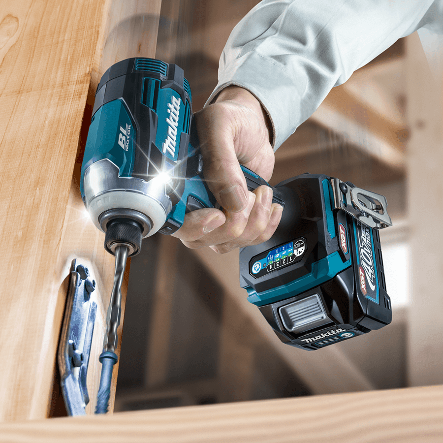 Makita TD001GD201 Cordless Impact Driver 220Nm 40V XGT [Kit] - KHM Megatools Corp.