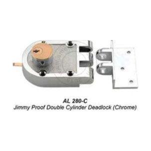 Amerilock AL Jimmy Proof Deadlock Night Latch  Door Lock | Amerilock by KHM Megatools Corp.