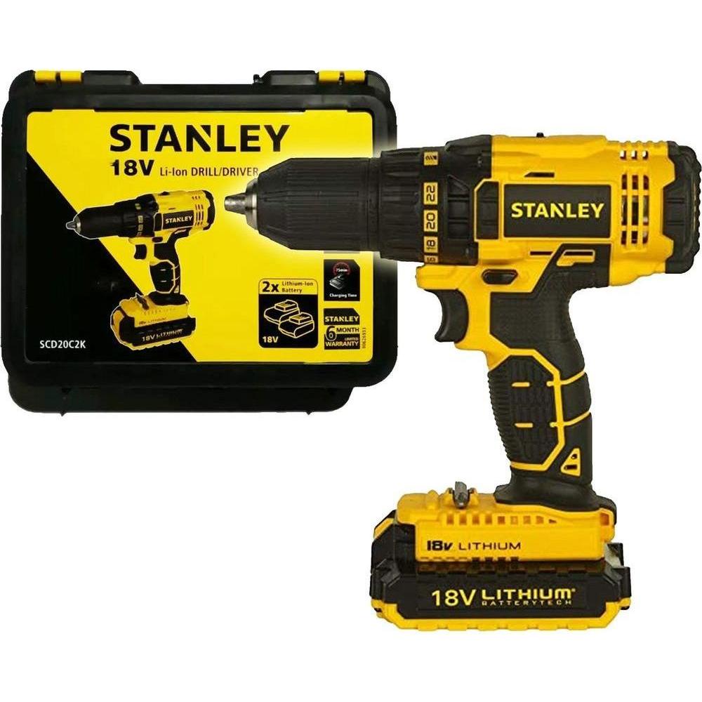 Stanley SCD20C2K 18V-20V Max Cordless Drill / Driver 13mm - KHM Megatools Corp.