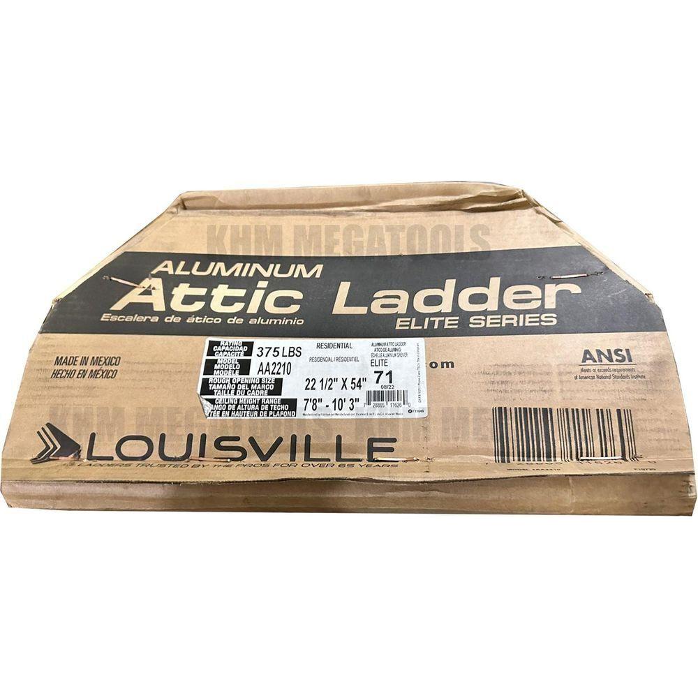 Louisville AA2210 Aluminum Attic Ladder 