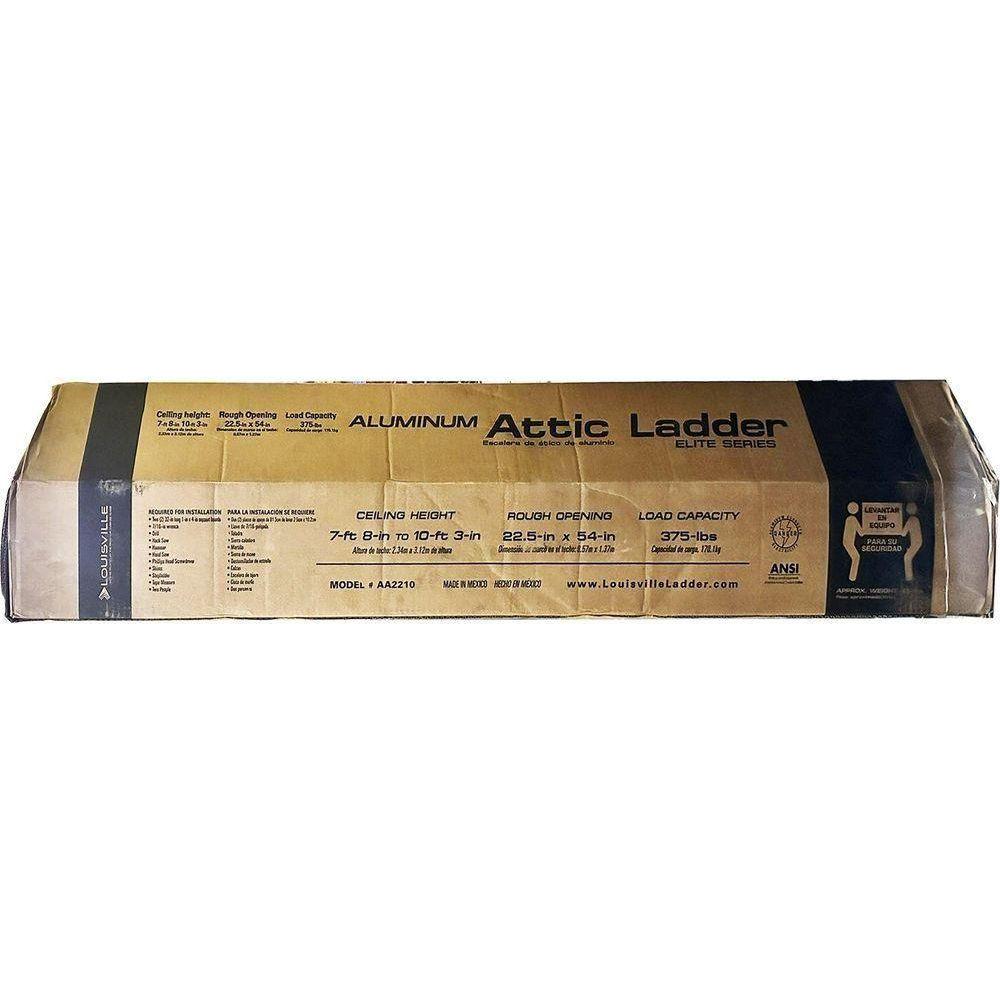 Louisville AA2210 Aluminum Attic Ladder 
