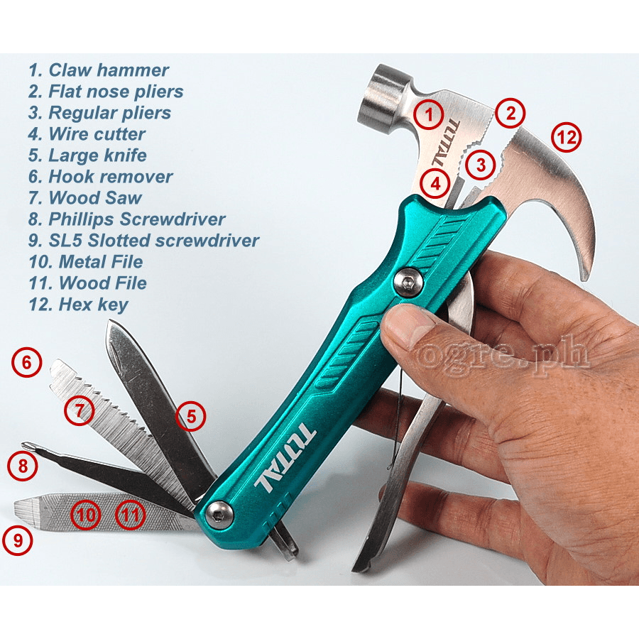 Total THMFH0126 Multi -Function Claw Hammer | Total by KHM Megatools Corp.