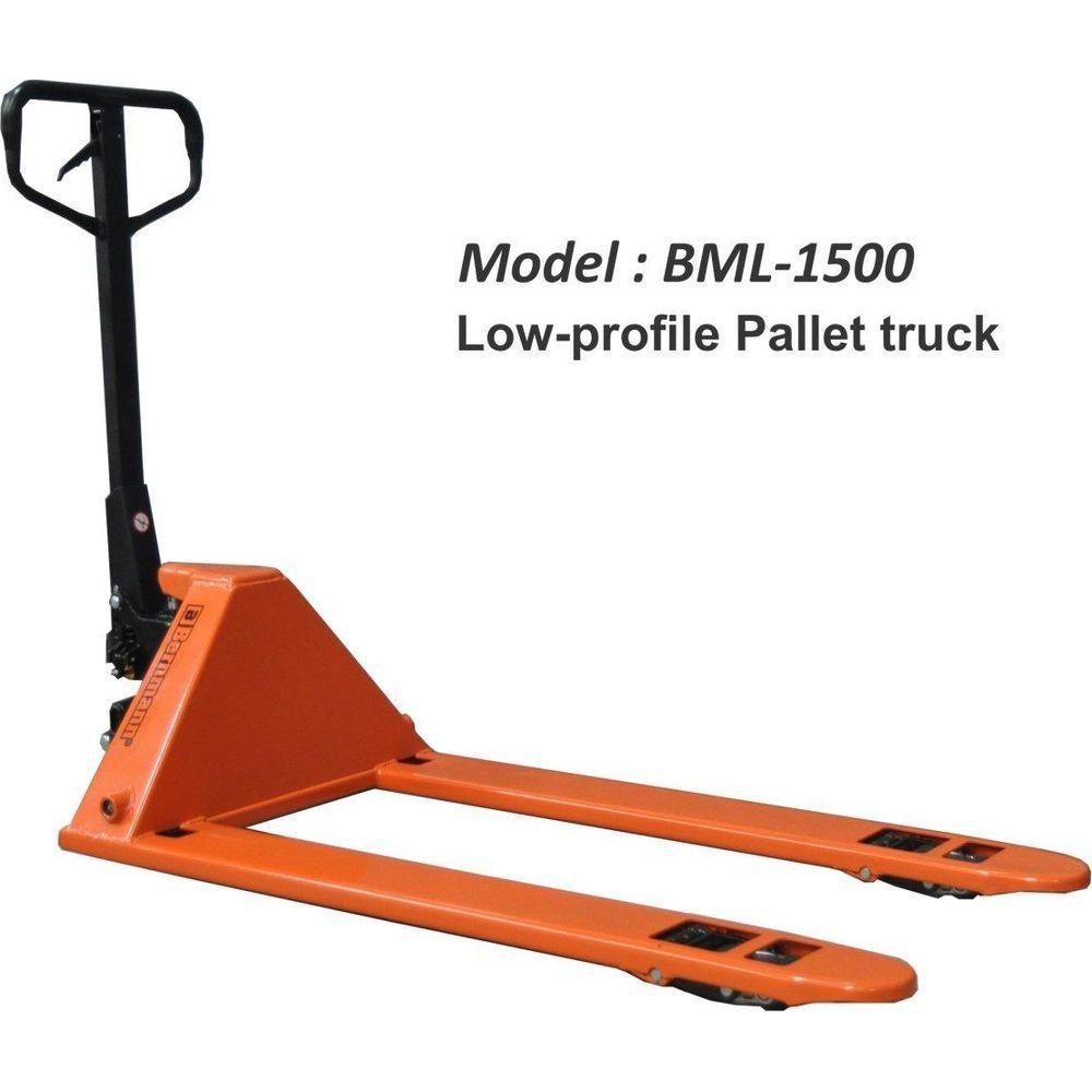 Bernmann BML-1500 Low-Profile Pallet Truck - Goldpeak Tools PH Bernmann