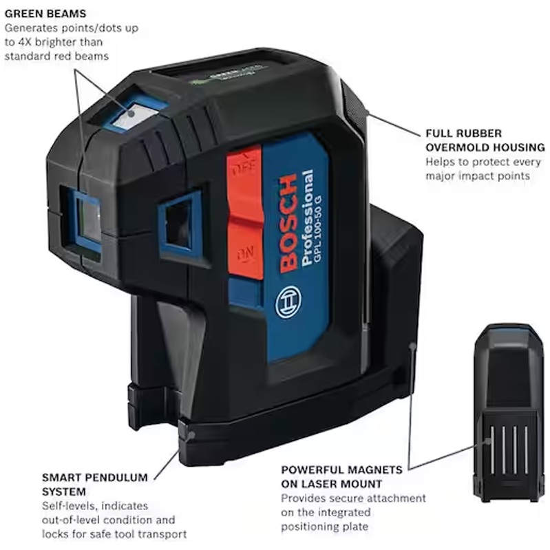 Bosch GPL 5G Five Point Laser Level | Bosch by KHM Megatools Corp.