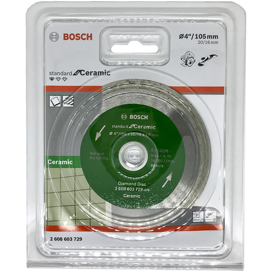 Bosch Diamond Cutting Disc for Ceramic/Tiles 4