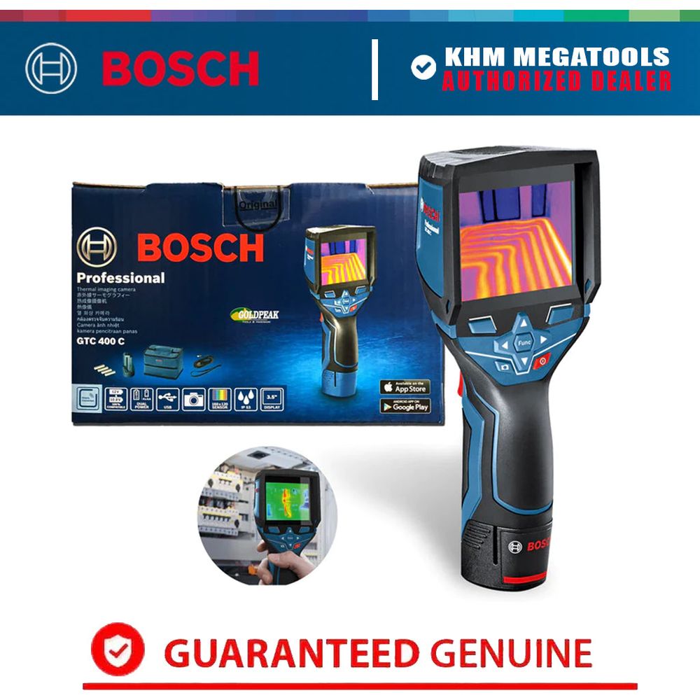 Bosch GTC 400 C Infrared Thermal Scanner / Camera | Bosch by KHM Megatools Corp.