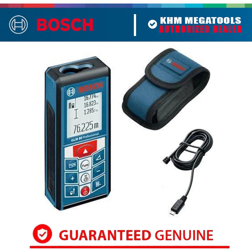 Bosch GLM 80 Laser Rangefinder / Distance Measurer (80 meters)